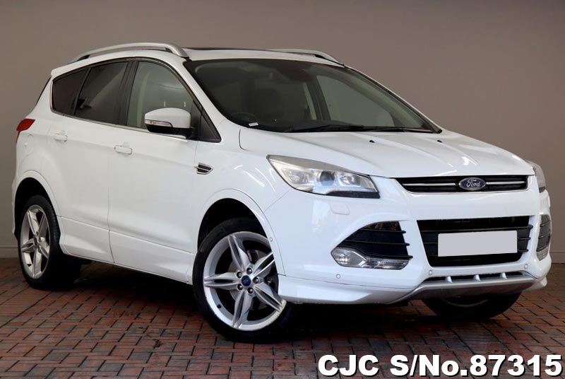2016 Ford Kuga White for sale Stock No. 87315 Japanese